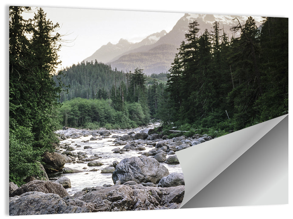 Snake River Mountain View Wall Art