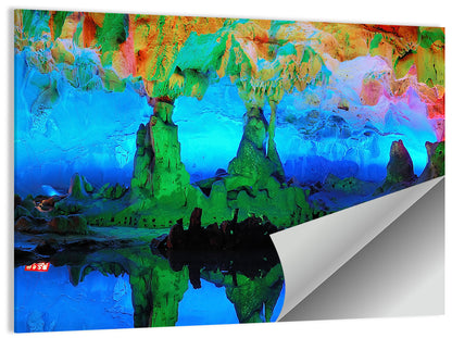 Guilin Led Lit Cave Reflection Wall Art