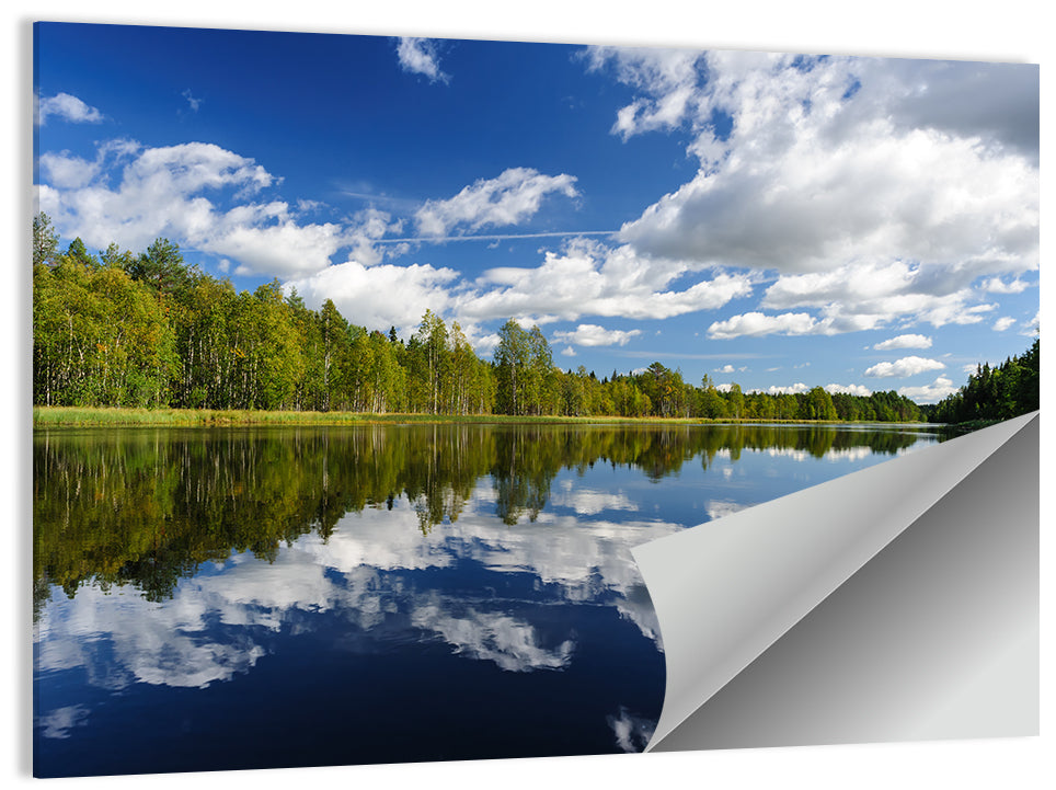 Karelia Kayak Reflection Wall Art