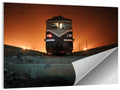 Cinematic Night Electric Locomotive Wall Art