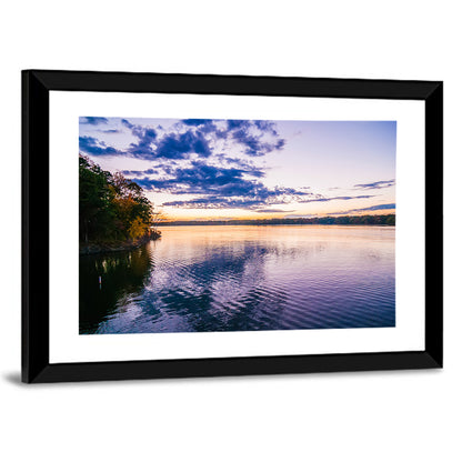 Lake Wylie Sunset Reflection Wall Art