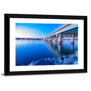 Bridge Over Lake Wylie Wall Art