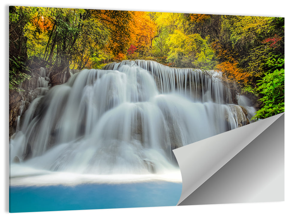 Erawan Falls Cascade Wall Art