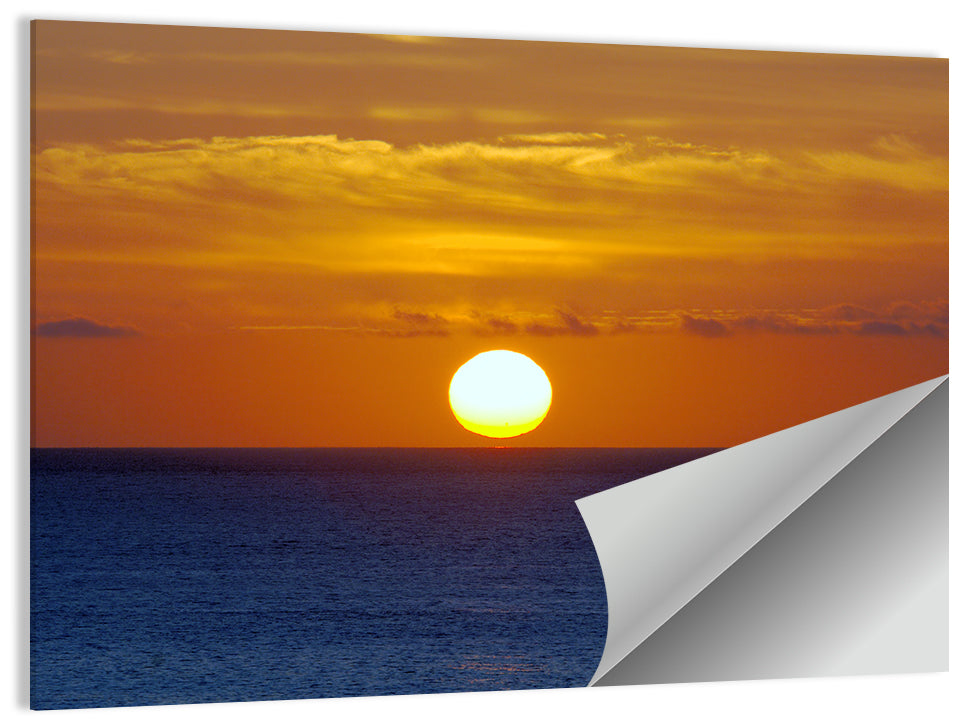 Golden Pacific Sunrise Wall Art