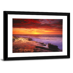 La Jolla Cove Sunset Wall Art