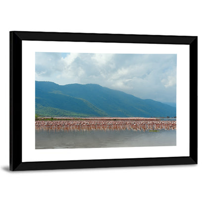 Lake Bogoria Flamingos Wall Art