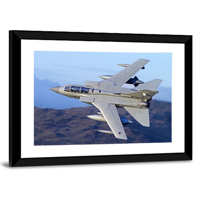 Tornado Gr4 in Flight Wall Art as a framed print