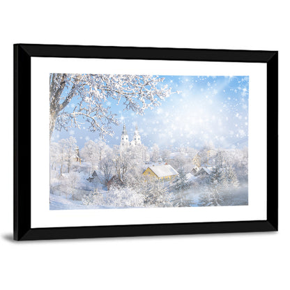 Frosted Village Wall Art
