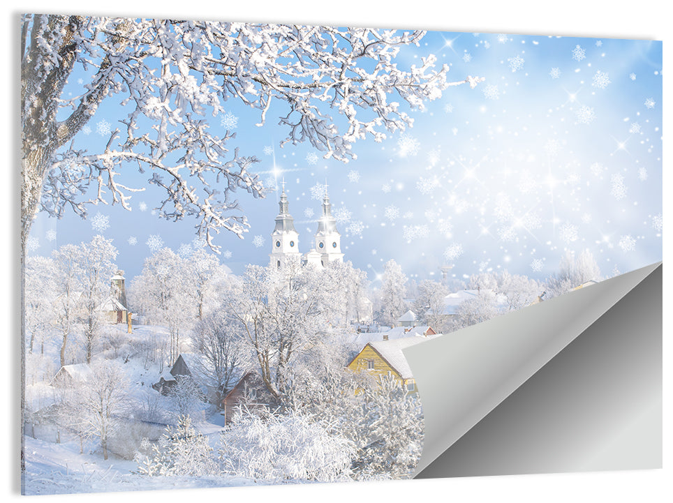 Frosted Village Wall Art