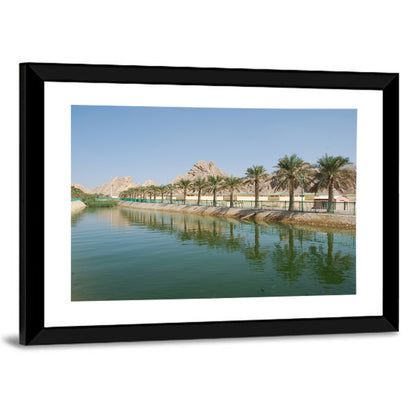 Palm Lake Reflections Wall Art