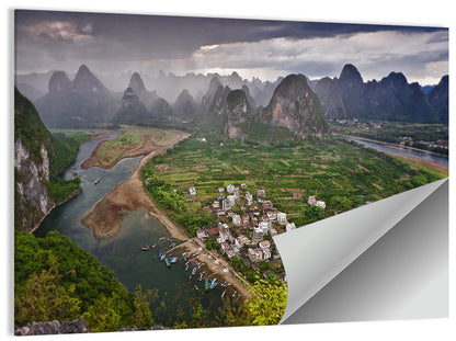 Laozhai Hill Karst Panorama Wall Art