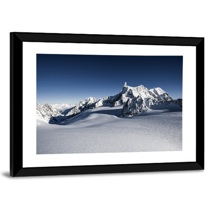 Mont Blanc Vista Wall Art as a framed print