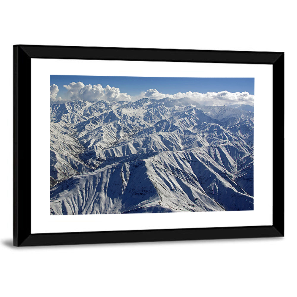 Snow-capped Afghan Mountains Wall Art