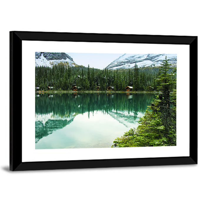 Lake O Hara Morning Wall Art as a framed print