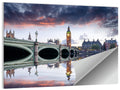 Westminster Bridge at Dusk Wall Art