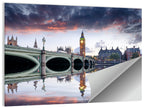 Westminster Bridge at Dusk Wall Art