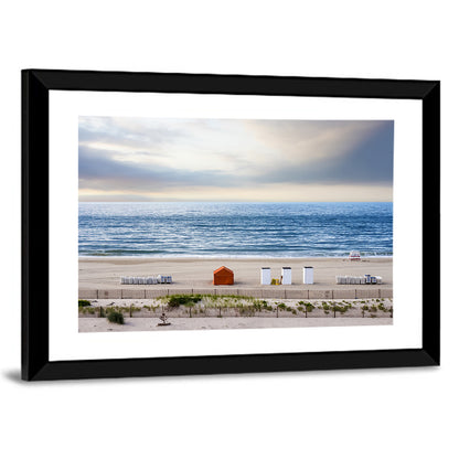 Cape May Beach Huts Wall Art