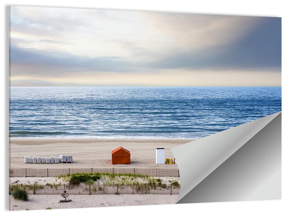 Cape May Beach Huts Wall Art