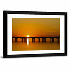 Lake Pontchartrain Causeway Sunset Wall Art