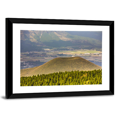 Mount Aso Komezuka Crater Wall Art