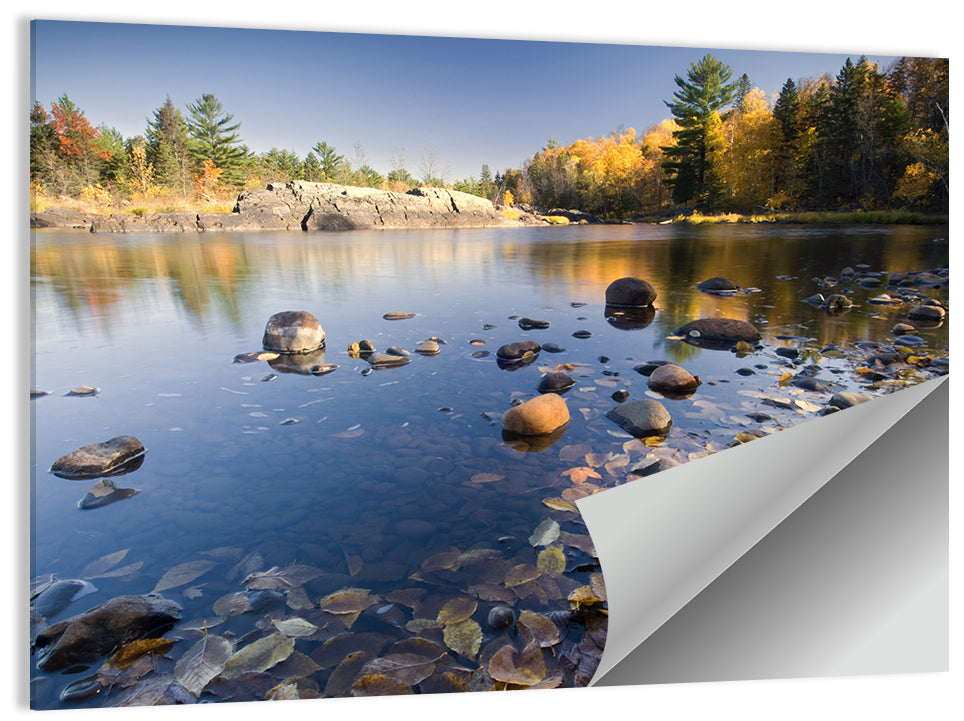 Minnesota Autumn Lakeshore Wall Art