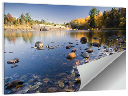 Minnesota Autumn Lakeshore Wall Art