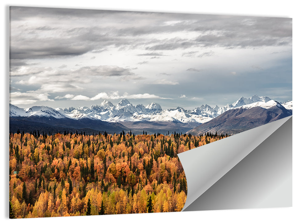 Talkeetna Autumn Landscape Wall Art