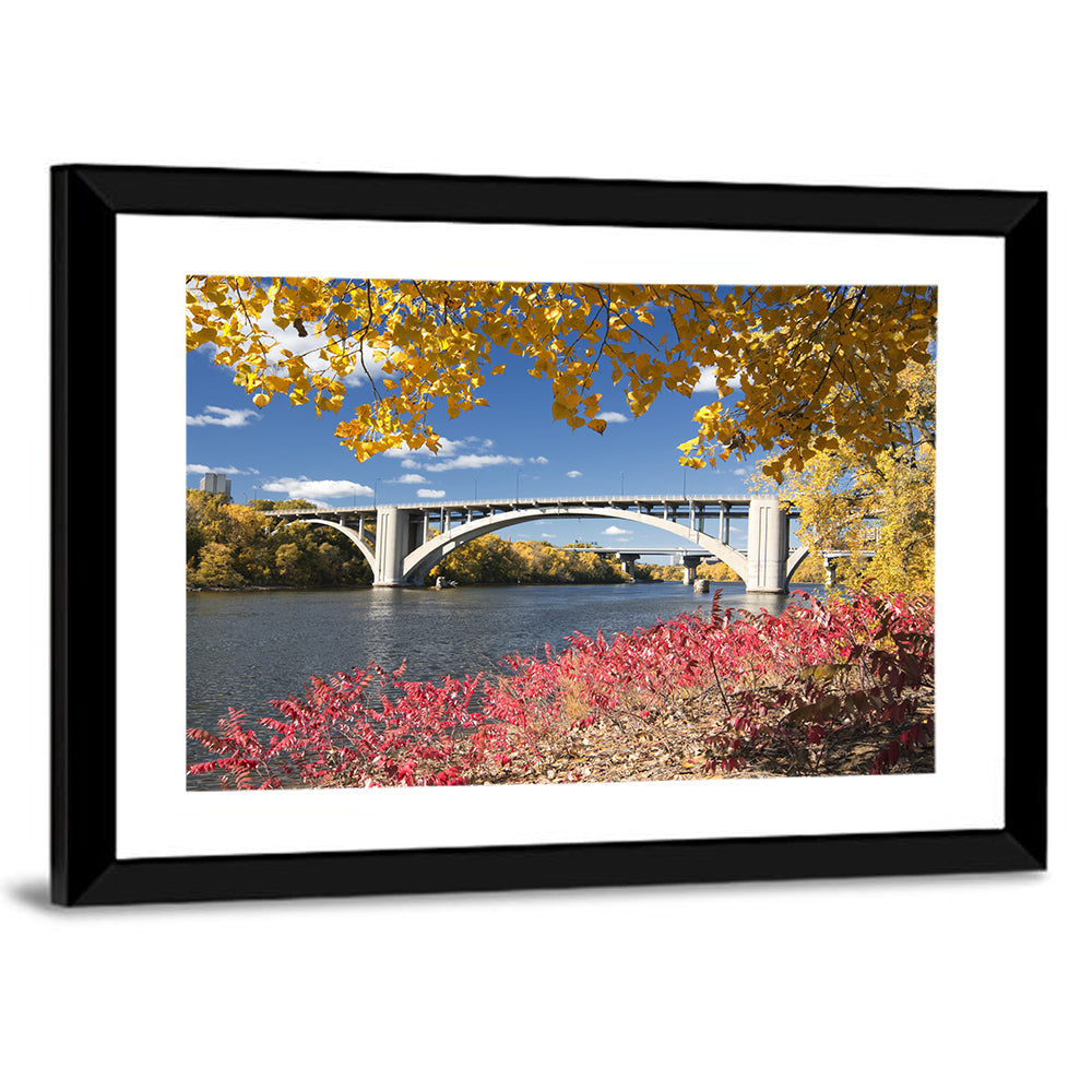 Ford Parkway Bridge Mississippi River Wall Art