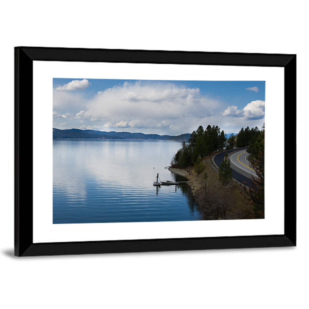 Coeur D'alene Lakeshore View Wall Art