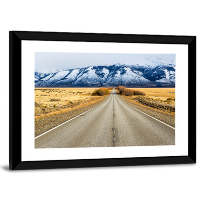 El Calafate Road with Snow Peaks Wall Art