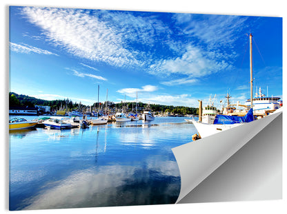 Tacoma Marina Reflections Wall Art