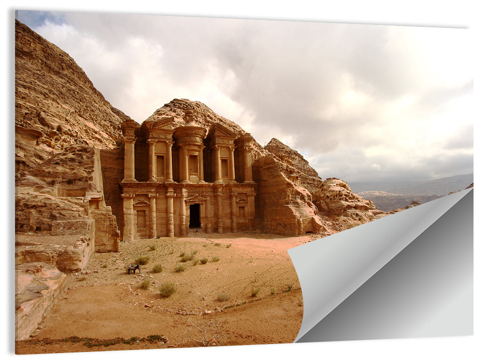 The Monastery of Petra, Jordan Wall Art