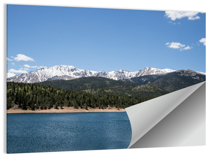 Pikes Peak from Crystal Lake Wall Art as a poster print