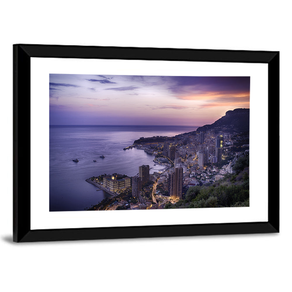 Monte Carlo at Dusk Wall Art
