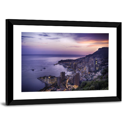 Monte Carlo at Dusk Wall Art