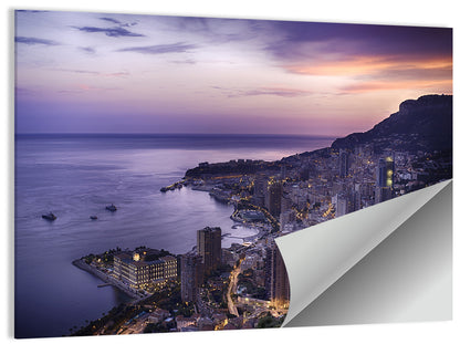 Monte Carlo at Dusk Wall Art