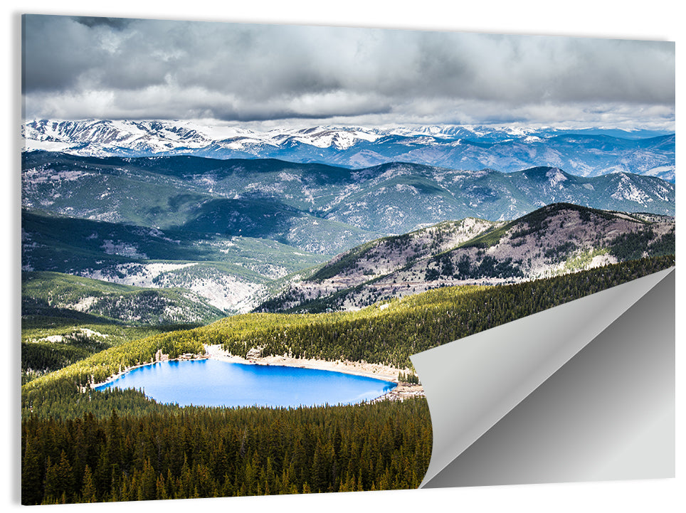 Mt Evans Echo Lake View Wall Art