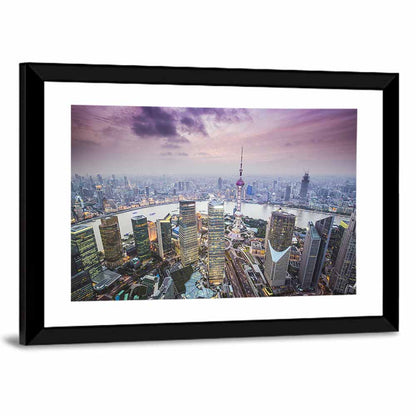 Pudong Cityscape Wall Art