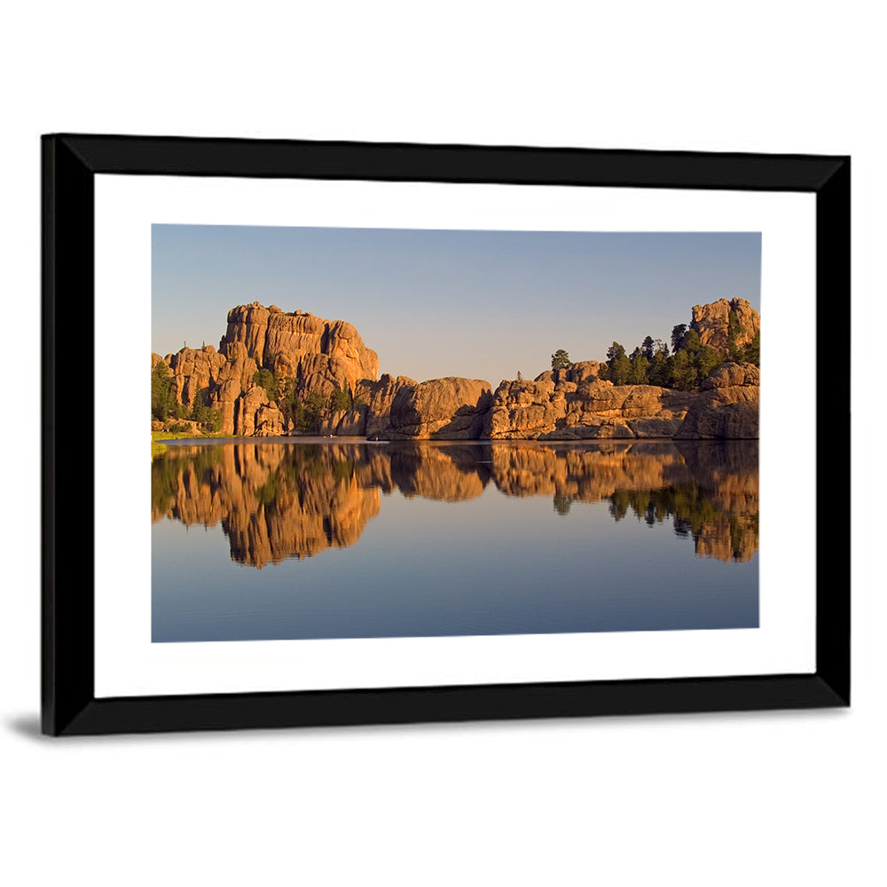 Sylvan Lake Reflection Wall Art