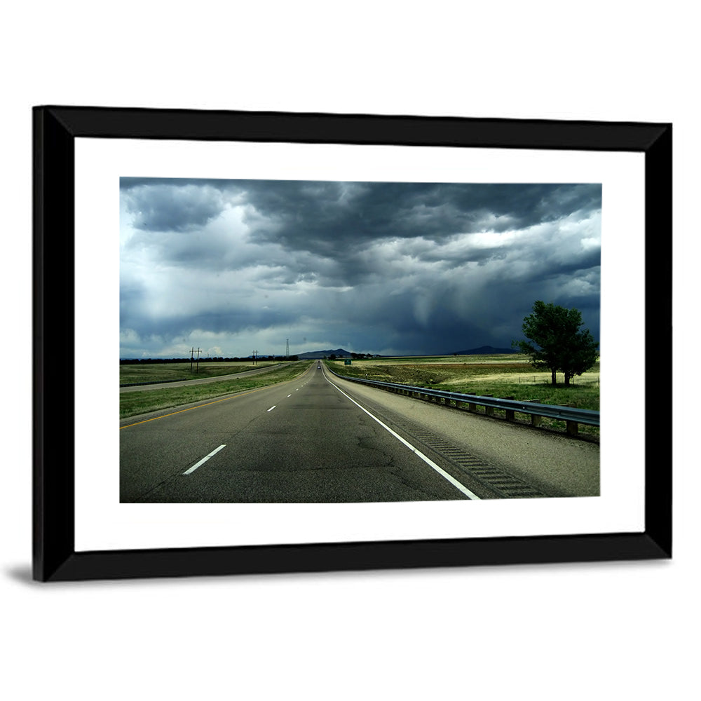 Stormy New Mexico Highway Wall Art