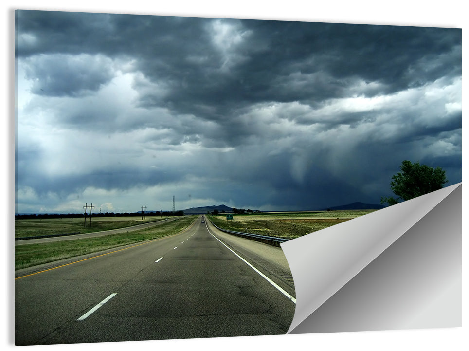 Stormy New Mexico Highway Wall Art