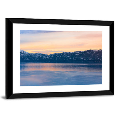 Lake Sevan Evening Reflection Wall Art