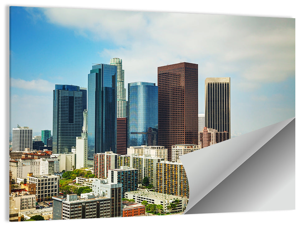 Downtown Los Angeles Skyline Cityscape Wall Art