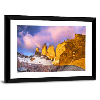 Torres Del Paine Alpenglow Wall Art