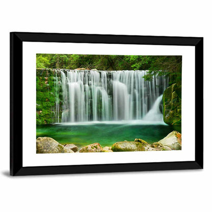 Emerald Lake Waterfall Wall Art