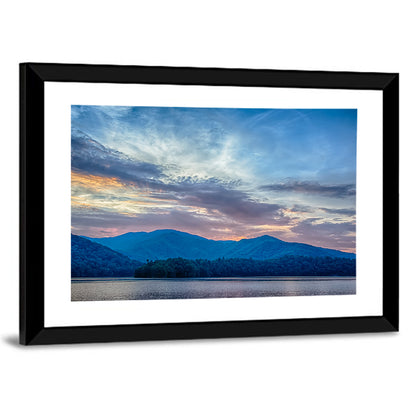 Lake Santeetlah Sunset Glow Wall Art