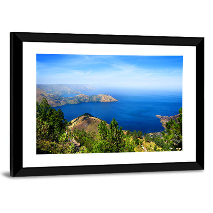 Lake Toba Aerial View Wall Art