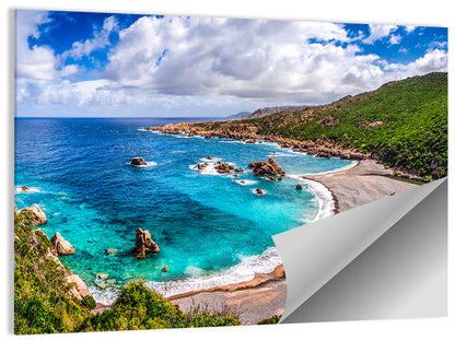 Cala Spinosa Cove, Sardinia Wall Art