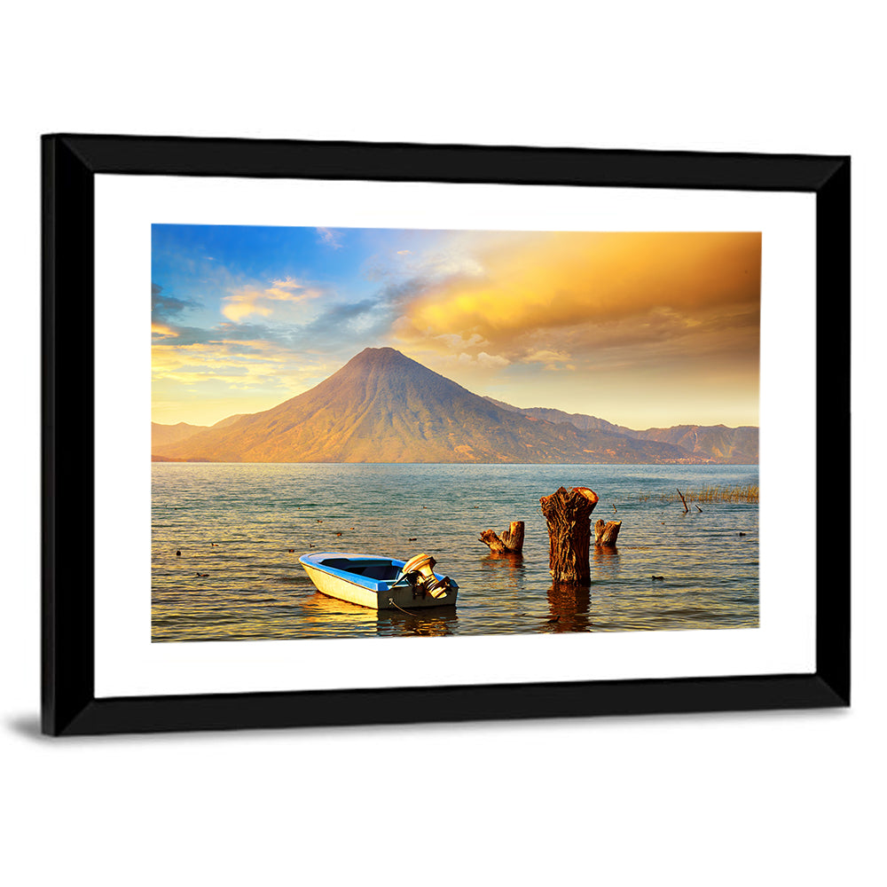 Lake Atitlan Sunset Wall Art