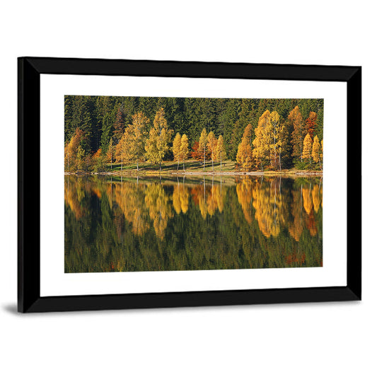 Saint Anna Lake Autumn Reflection Wall Art